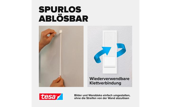 Immagine prodotto tesa Tappetini adesivi in velcro Powerstrips (7.20 kg)