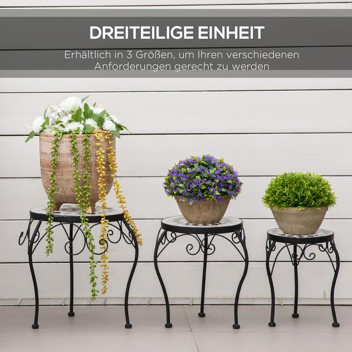 Produktbild Outsunny Blumenständer mit Metallrahmen