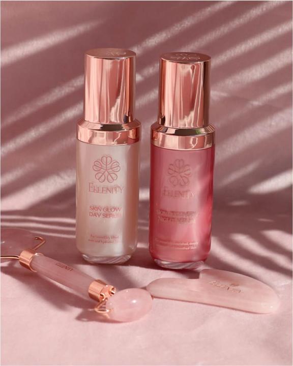 Image du produit Ellenity - Kit Hyaluron Booster Rose Quartz (Set soin du visage)