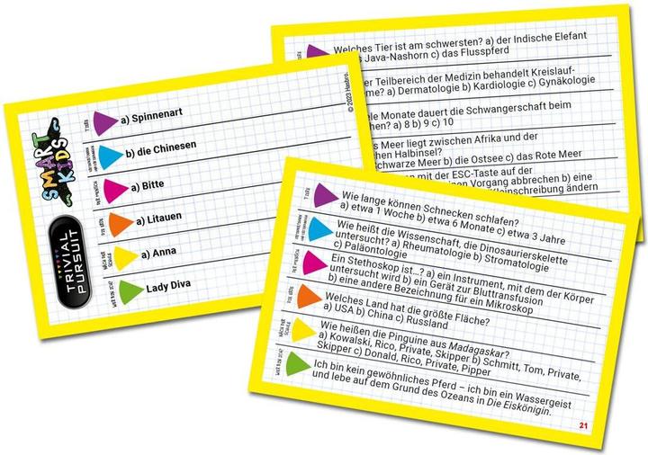Actual product image Magni Trivial Pursuit cardboard box