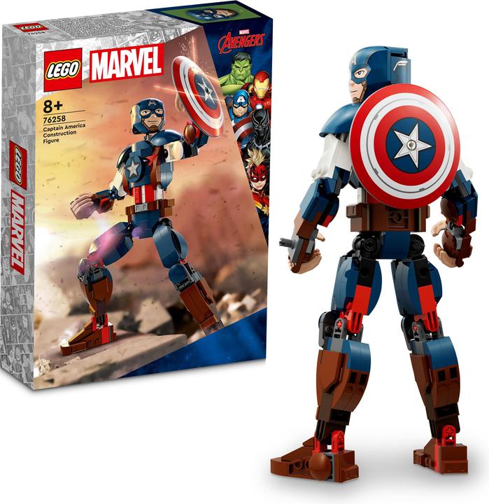 Image du produit LEGO Figurine de construction Captain America (76258, LEGO Marvel)