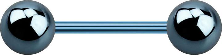 Produktbild Star Piercing Micro Barbell hellblau mit zwei Kugeln (Chirurgenstahl 316L, ohne Messing)
