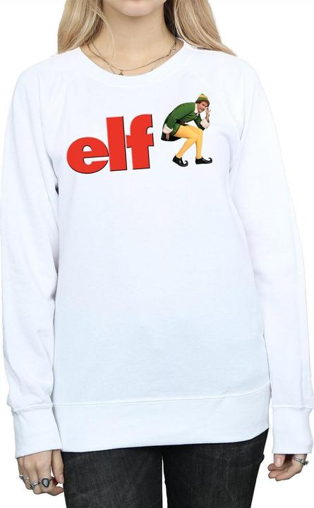 Actual product image Elf Womens/Ladies Crouching Logo Sweatshirt (S)