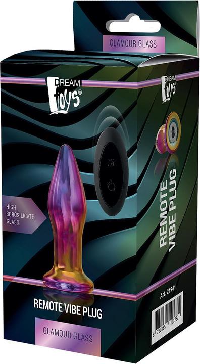 Image du produit Dream Toys Vibromasseur anal Glamour Glass Multicolor Taille unique