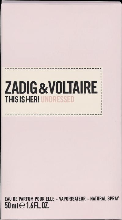 Produktbild Zadig & Voltaire Undressed Eau de Parfum (Eau de Parfum, 50 ml)