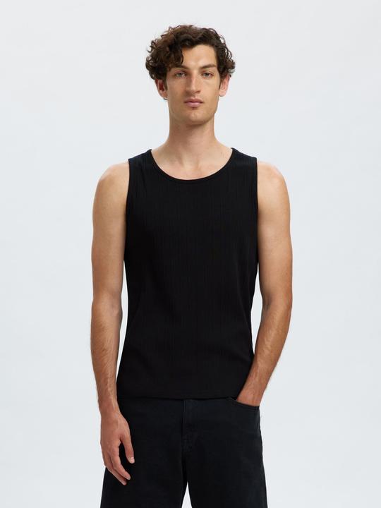 Actual product image Selected Homme Geripptes Baumwoll Tanktop (XL)