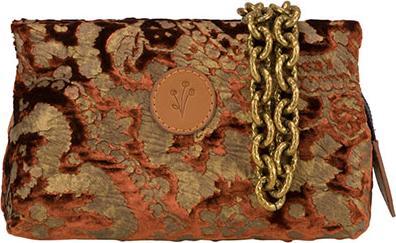 Actual product image Maura Coscia Pochette seta bordeaux