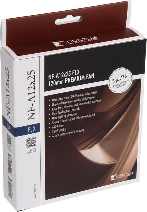 Immagine prodotto Noctua Ventilatore NF-A12x25 FLX (120 mm, 1 x)