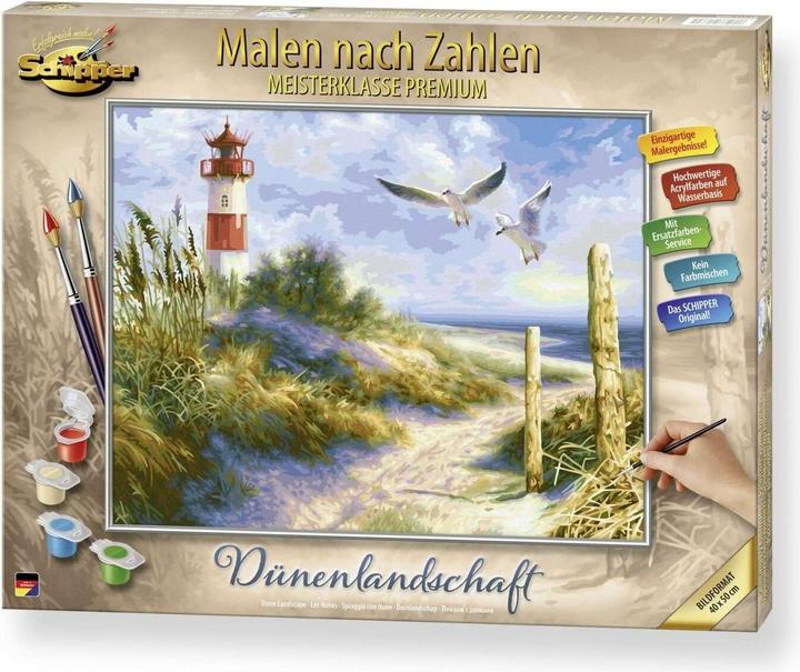 Schipper Dune landscape with lighthouse