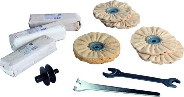 Immagine prodotto Fein Set Start per acciaio inox WPO 14-25 E - Set Start per acciaio inox (Lucidatrice eccentrica, 1200 W)