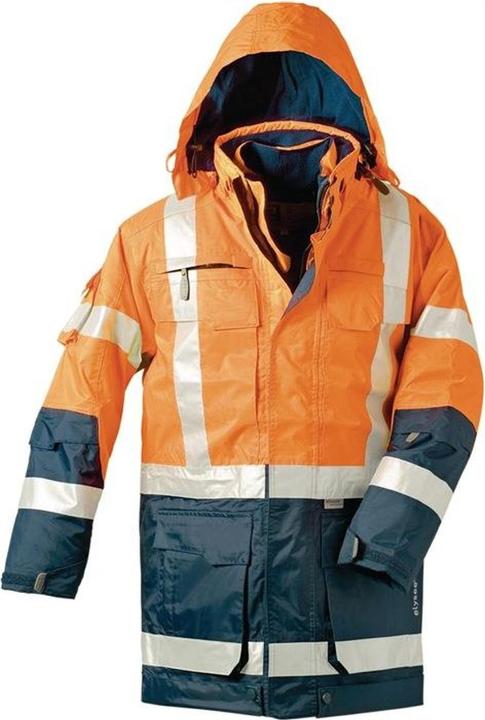 Actual product image Elysee High visibility parka Wallace size L orange/navy (L)