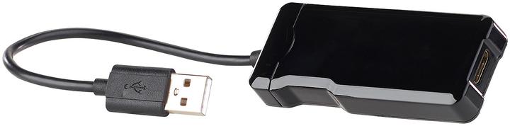 Actual product image Auvisio USB HDMI video grabber for videos up to Full HD, with OTG adapter