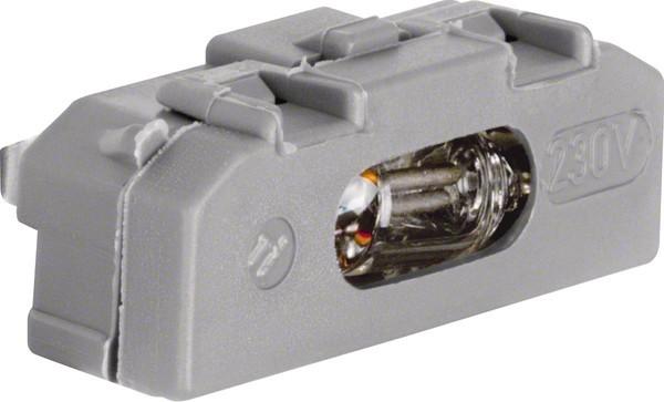 Actual product image Berker Glow unit 160002 230V 0.9mA grey