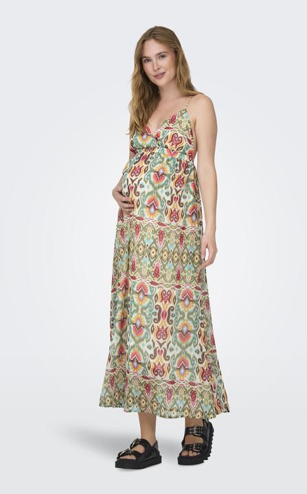 Image du produit Only Maternity Coupe normale Col en V Maternité Bretelles réglables Robe midi (XXL)