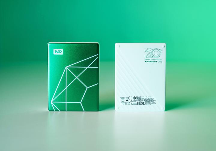 Immagine prodotto WD My Passport Ultra 20th Emerald Anniversary Edition (2 TB)