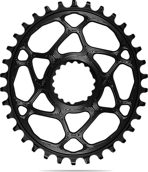 Actual product image AbsoluteBLACK aBLACK MTB OVAL Cannondale Hollowgram direct mount N/W chainring BLACK BLACK (34)
