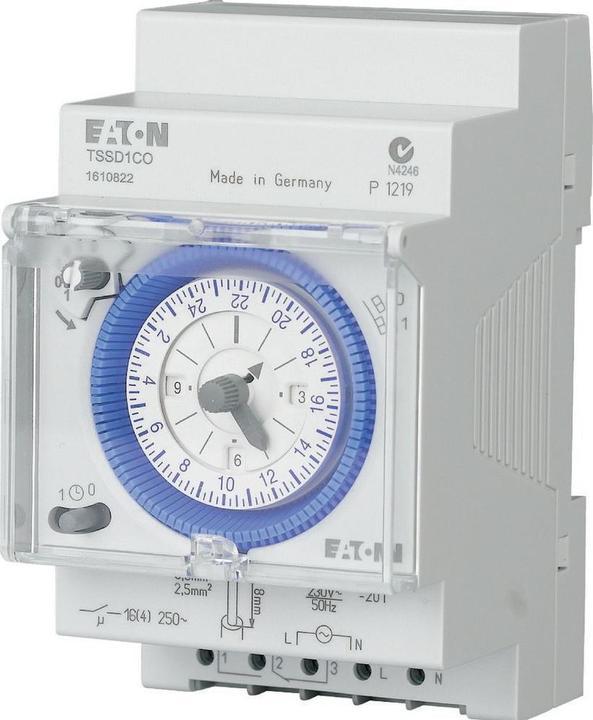Actual product image Eaton Analogue timer, synchronous, day, 1 167391