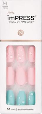 Produktbild KISS Self-adhesive nails imPRESS Nails Dew Drop 30 pcs (L)