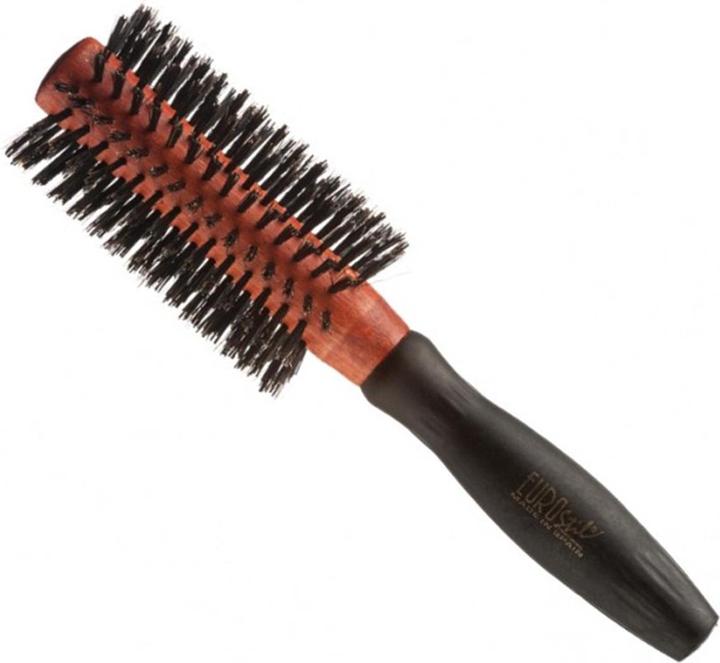 Actual product image Caso EUROSTIL Unisex MEZCLA JABALI CEPILLO Circular Mango CAUCHO 1UN Blend Brush Rubber Handle Black