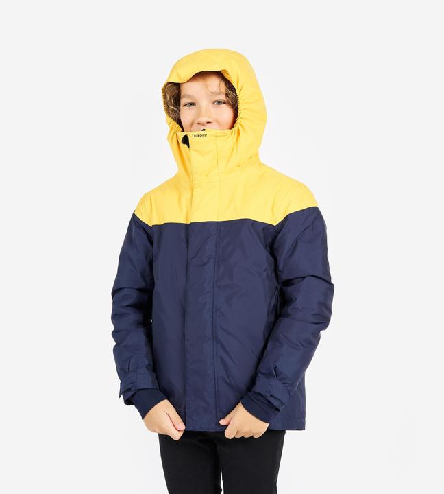 Produktbild Tribord Segeljacke Kinder warm wasserdicht 100 marineblau/gelb (10, 11, 12)