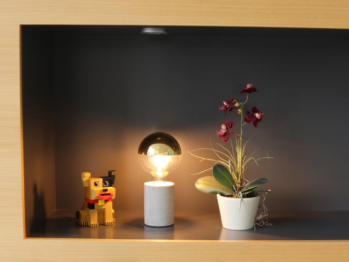 Produktbild DayLite Tischleuchte aus Beton LT-319, 230V, E27, IP20, Zylinderform (E27)