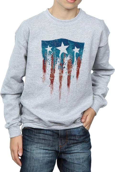Immagine prodotto Captain America Flag Shield Felpa Ragazzi (116)