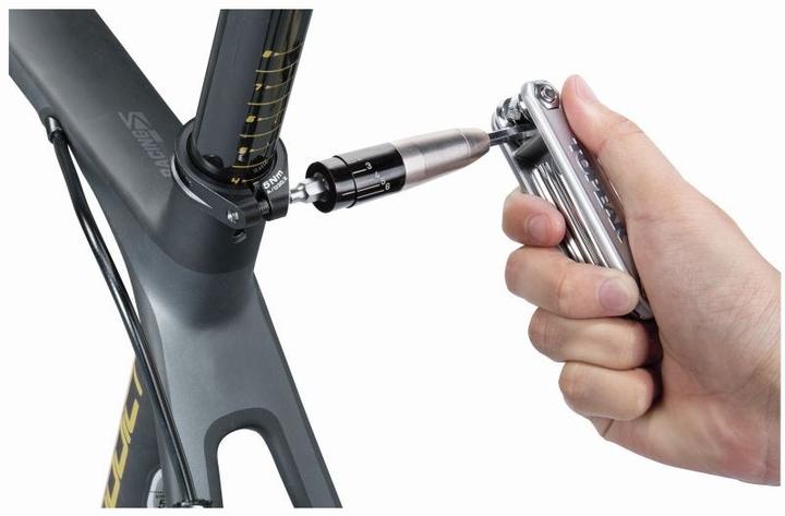 Immagine prodotto Topeak Chiave Nano TorqBarX X 2-6Nm con 5 punte per utensili