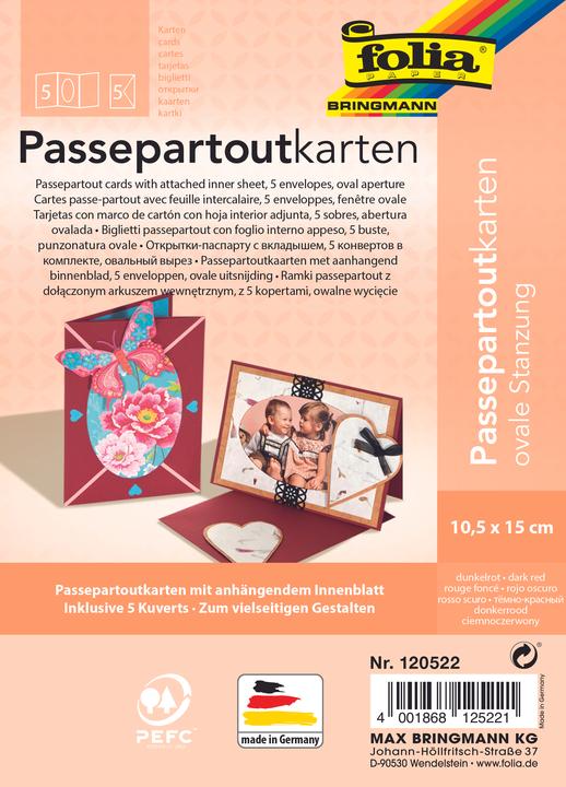 Image du produit Folia Passe-partout perforation ovale 220g/m (5 pcs)