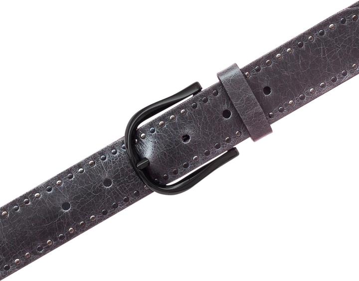 Actual product image B.Belt Studded leather belt (75)