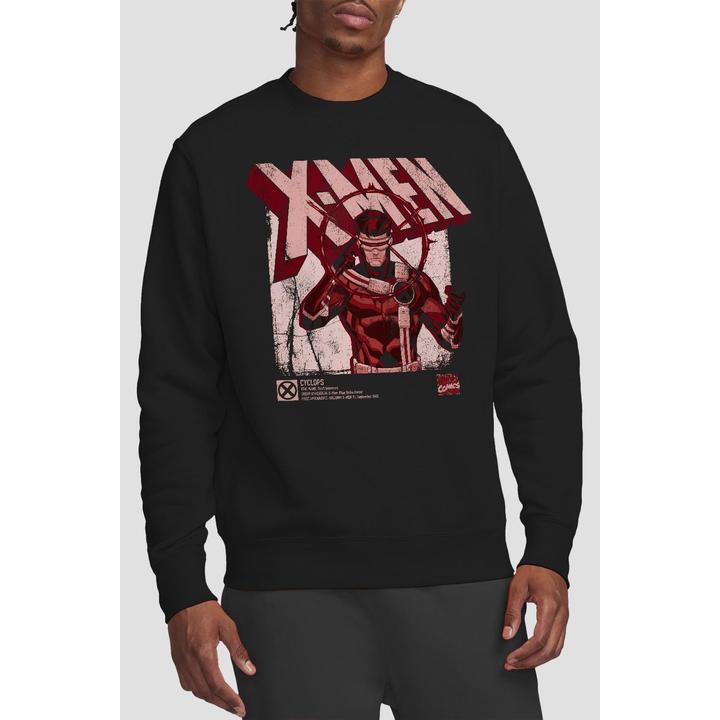 Actual product image Unisex Adult X-Men Cyclops Infographic Sweatshirt (XXL)