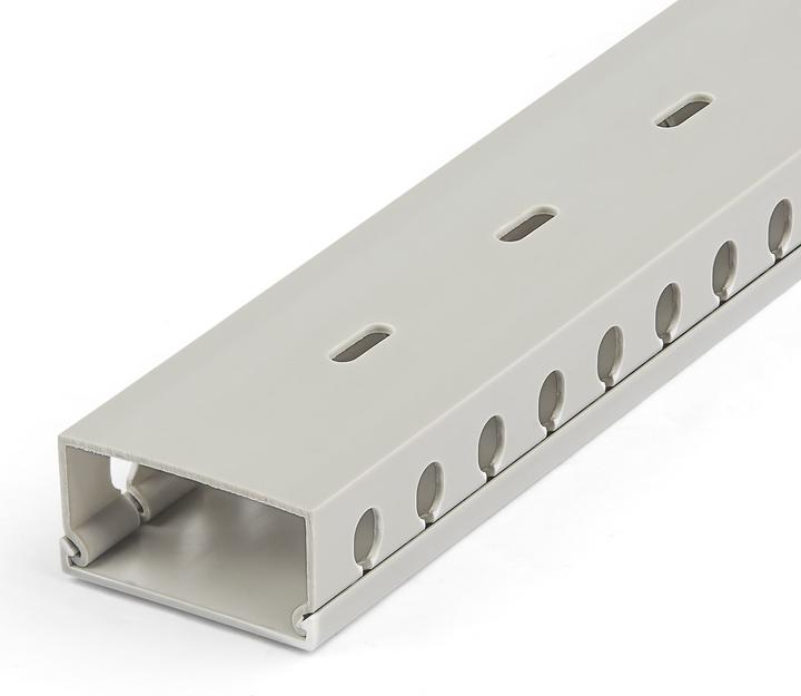Actual product image StarTech Open Slot Cable Management Raceway with Cover, 2"(50mm)W x 1"(25mm)H, 6.5ft(2m) (Duct, 200 cm)