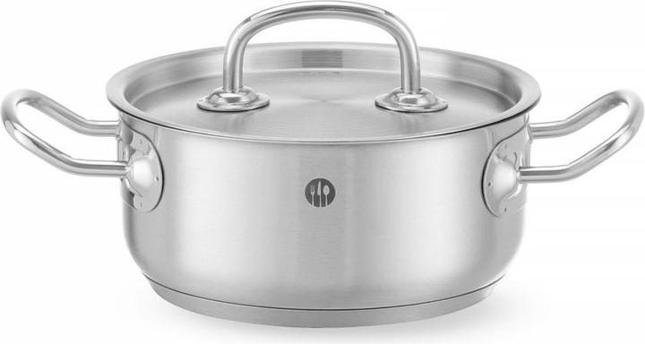 Immagine prodotto Hendi Teglia con coperchio 12 l 320x150 mm Linea Cucina (32 cm, Padella per friggere, Acciaio inossidabile)