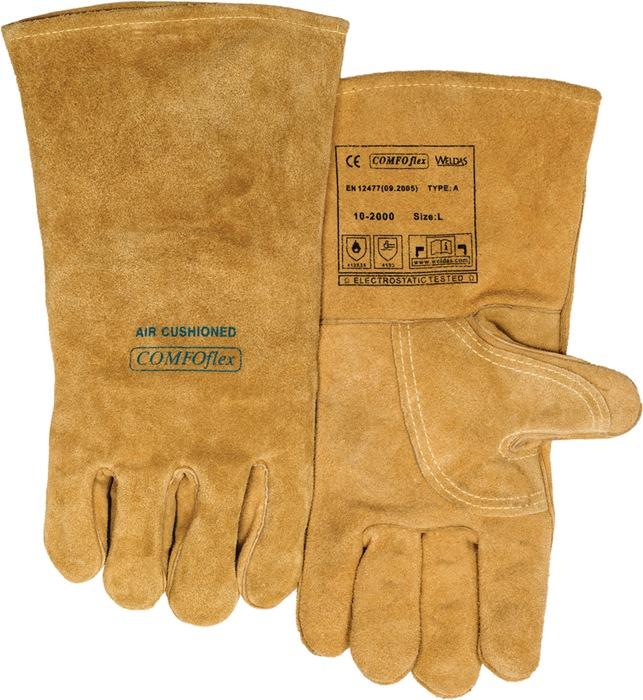 Productafbeelding Weldas Lashandschoenen Bucktan (9, L)