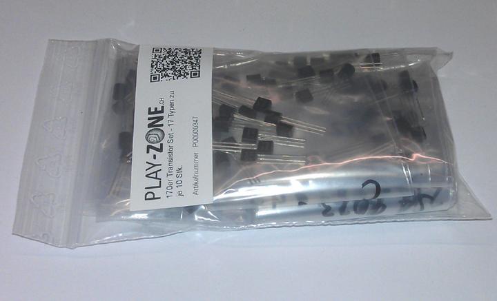 Actual product image OEM 170 transistor set 17 types each 10 pcs.