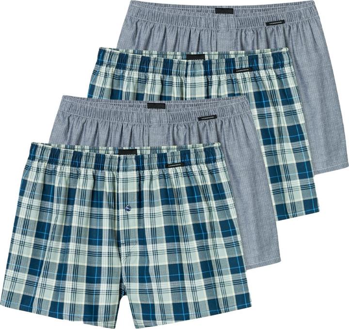 Image du produit Schiesser 4er Pack Web Boxershorts (8, XXL, paquet de 4)