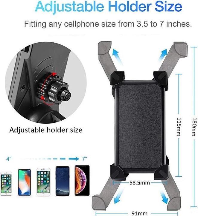 Actual product image Forever BH-110 holder Passive holder Mobile phone/Smartphone Black