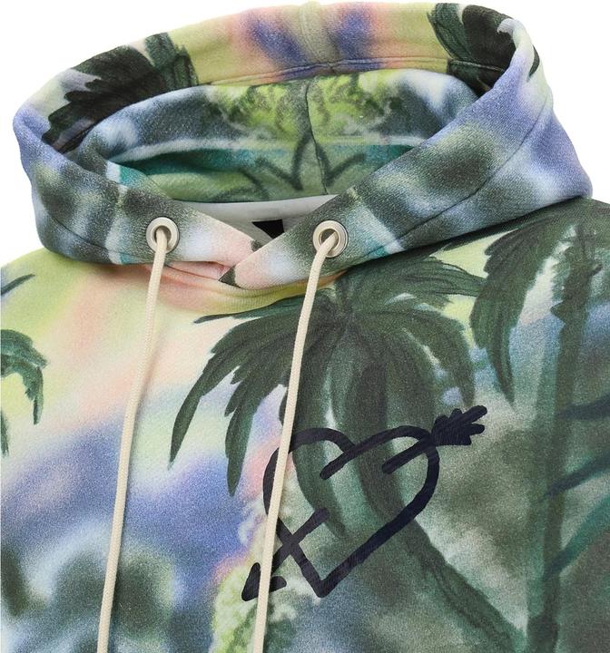 Actual product image Palm Angels Cotton Logo Hooded Sweatshirt (S)