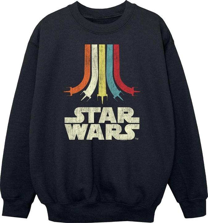 Actual product image Star Wars Boys Retro Rainbow Cotton Sweatshirt (116)