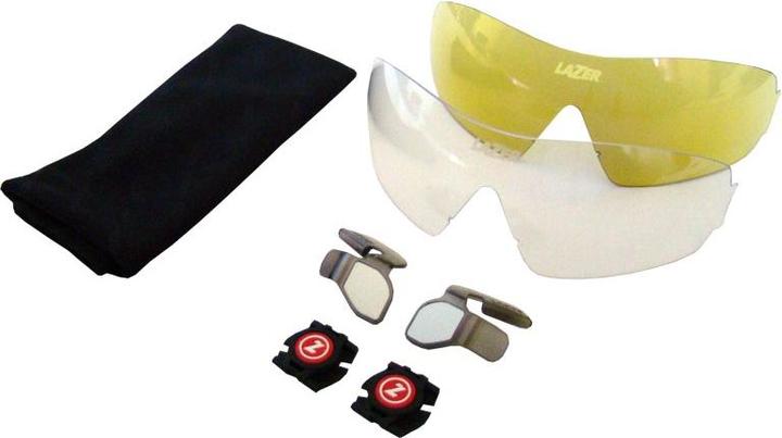 Immagine prodotto Lazer Sport ERRORE:#N/A Ckz0122 Parti di ricambio per biciclette, standard, confezione con tre lenti (Bianco, Lucidi, Progressione del fumo, Specchio giallo-blu)