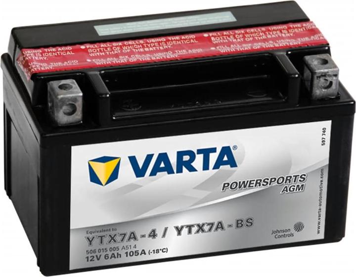 Produktbild Varta Powersports (12 V, 6 Ah, 105 A)