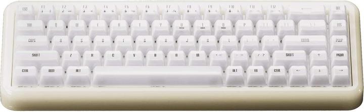 Produktbild Akko YU01 White Jade Gaming-Tastatur, RGB - 65%, V3 Piano Pro Switches (ISO) (US, Kabelgebunden, Kabellos)