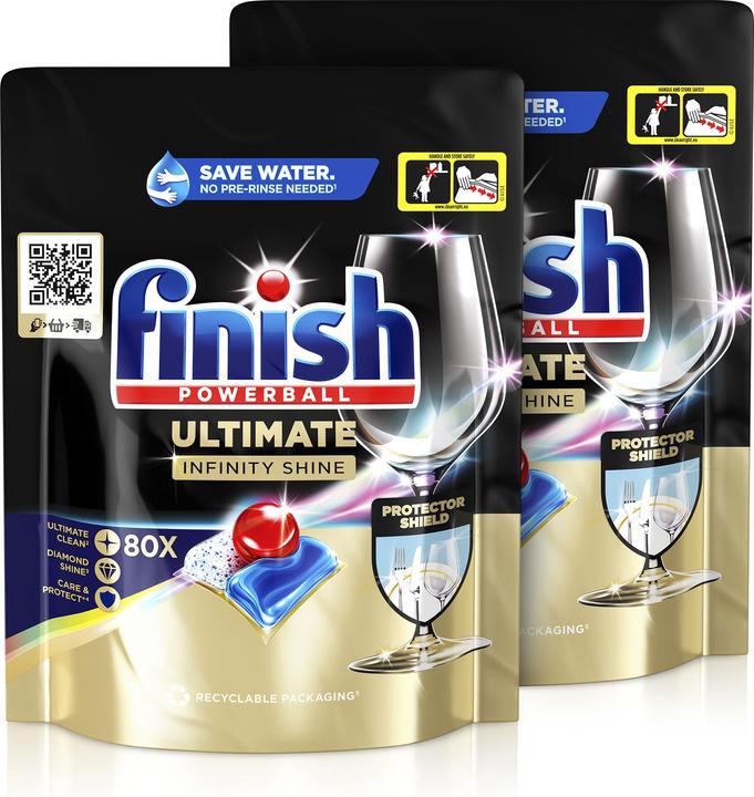 Produktbild Finish Ultimate Infinity Shine DUO (Tabs, 160 x)