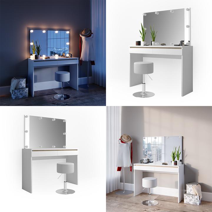 Immagine prodotto Vicco Emma con sgabello e illuminazione (120 x 42 x 83 cm)