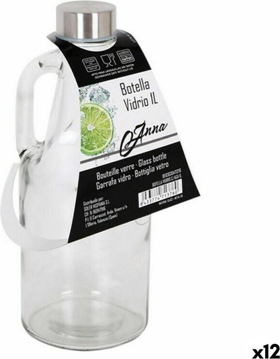 Image du produit Anna Glas-Flasche 1 L Glas (12 Stück) (1 l, 12 x)