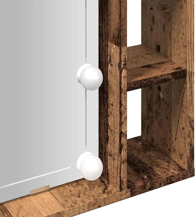 Actual product image VidaXL Mirror cabinet with LED light optics (76 x 15 x 55 cm)