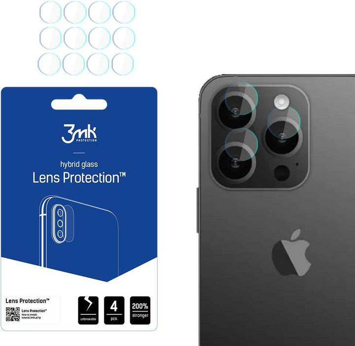 Actual product image 3MK Apple iPhone 15 Pro Max - Lens Protection? (1 Piece, Apple iPhone 15 Pro Max)