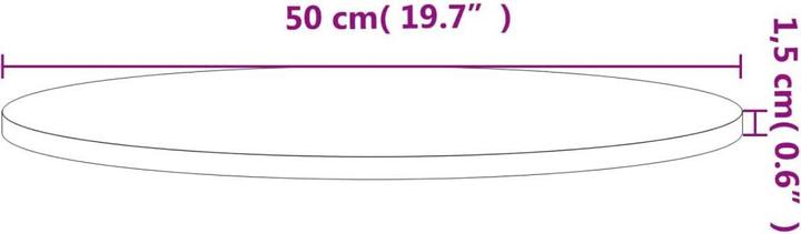 Produktbild VidaXL Gillian (Ø 50 x 1.5 cm)