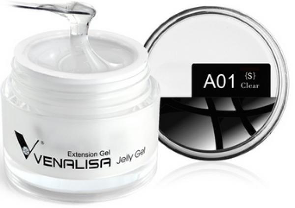 Actual product image Venalisa Builder Gel Clear UV/LED (White, Transparent, Gel-Effect Nail Polish)