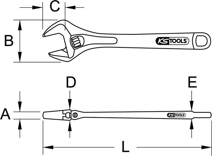 Image du produit KS Tools Clé à molette (13 mm)