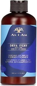 Immagine prodotto As I Am Balsamo all'olio di oliva e all'albero del tè DRY & ITCHY SCALP CARE 355ml (355 ml)